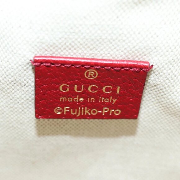 GUCCI Micro GG Supreme Doraemon Collaboration Bag PVC Beige Auth - Picture 12 of 16